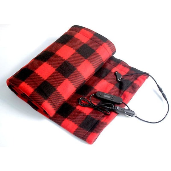 12V Elektrisk Bilfilt (Grå)