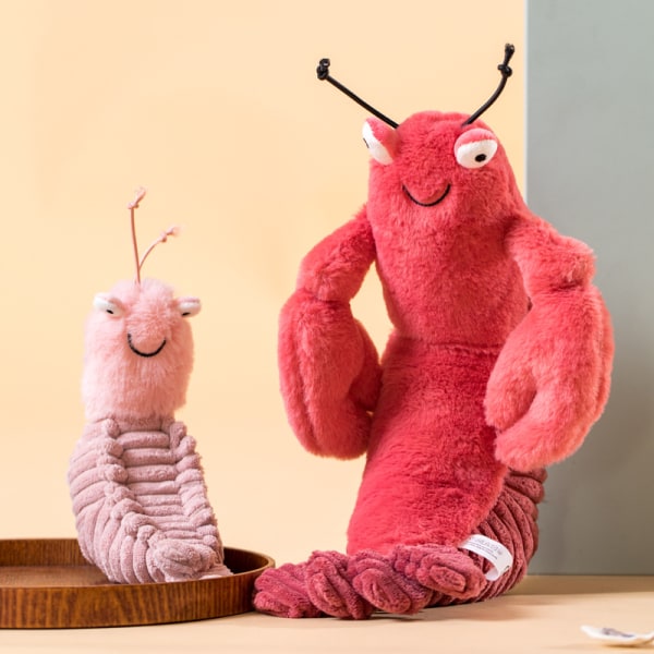Crawfish-docka i läder, räka plyschleksak docka present - Sheldon lea
