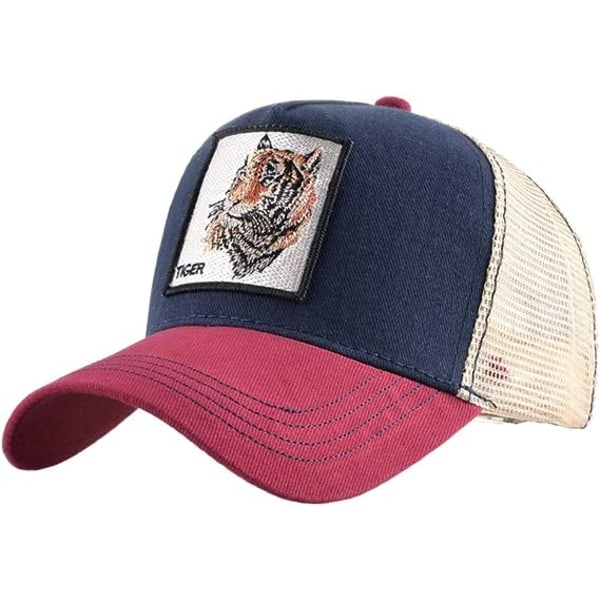 Unisex Animal Mesh Trucker Hat Snapback Firkantet Patch Baseball DXGHC
