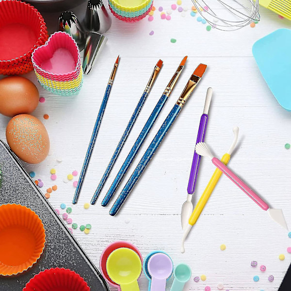 24 st Cookie Decorating Kit Fondant Cake Decorating Tool Inc DXGHC