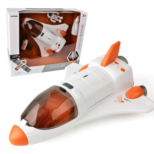 Rymdskepp Leksaksplan För Barn Med Ljus & Ljud & Astronaut