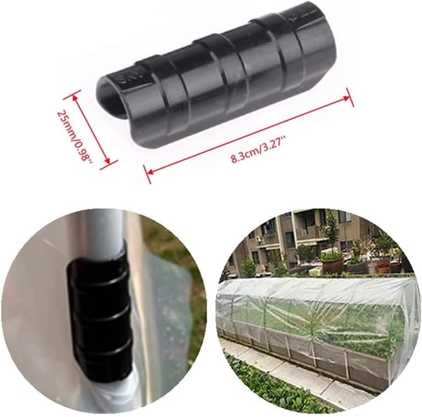 Sett med 20 klemmer for drivhus 25 mm DXGHC