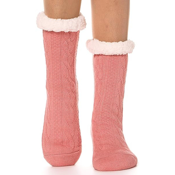 Damtofflor Fluffiga Sockor Fuzzy Mysiga Stuga Varma Vinter Mjuka Tjocka