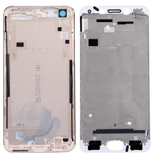 Batterilucka + LCD-ram för Oppo R9 / F1 Plus DXGHC