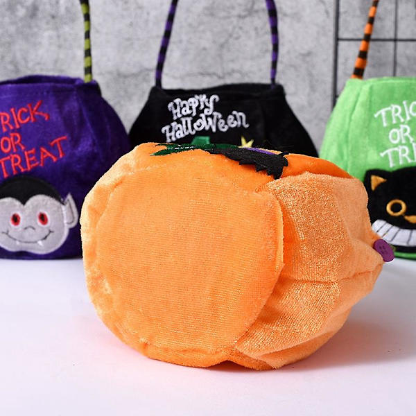 2 st Godispåsar Barnpresent tygpåse för Halloween DXGHC