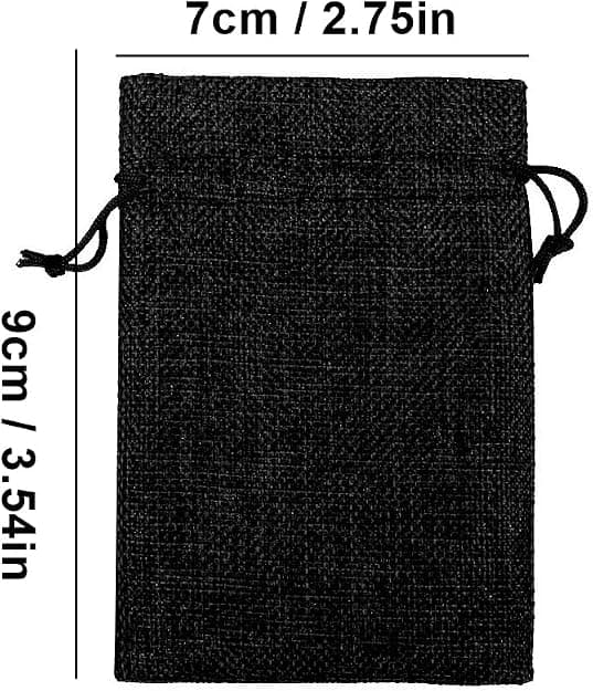 20 stk. Smykkepose Jute Smykkepose Snørepose, DXGHC
