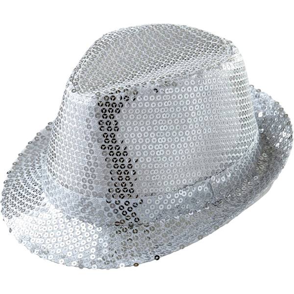 Filthatt med glitter, guld, för temafester eller karneval, Par