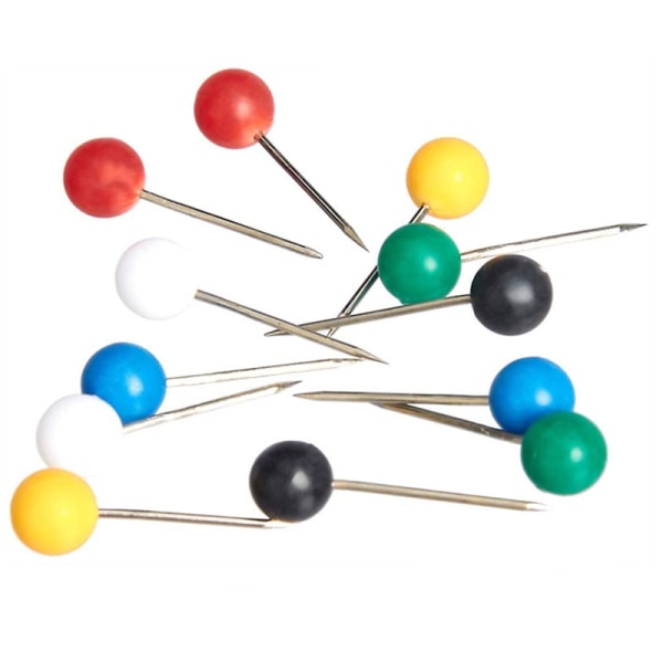 Ball needle stationery creative 15 grid color globe needle pin ba