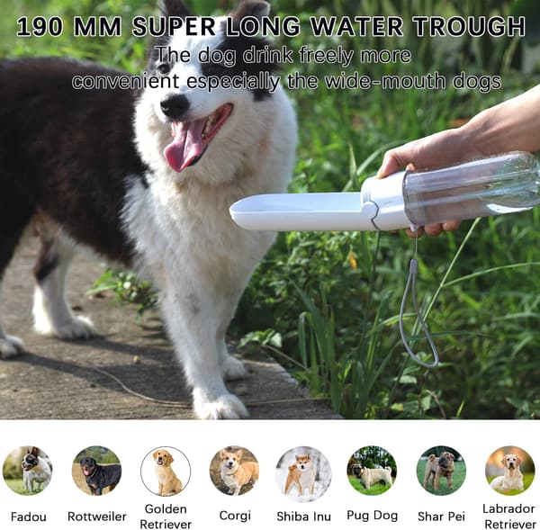 Kannava Koiran Vedenpullo, 420ML Koiran Vedenpullo Lemmikkieläinten Vedenjakaja