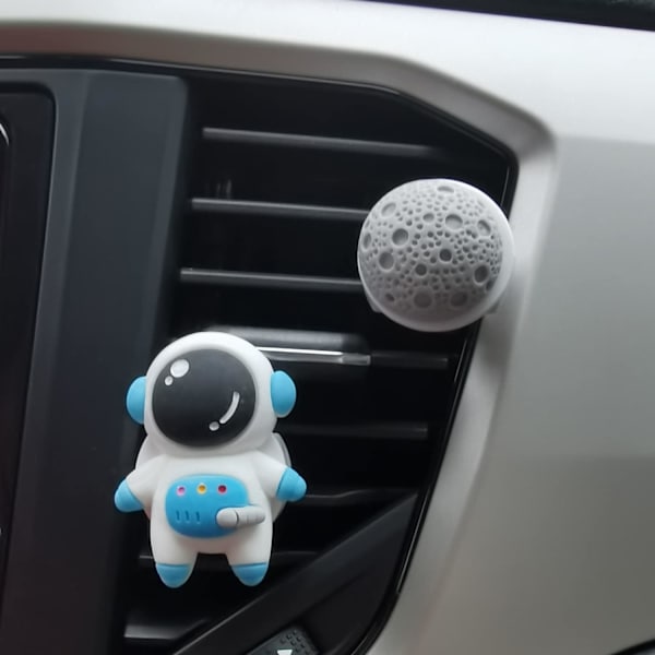 Ihana autoilun tuuletusritilän klipsi, auton sisustustarvikkeet, astronauttiauto