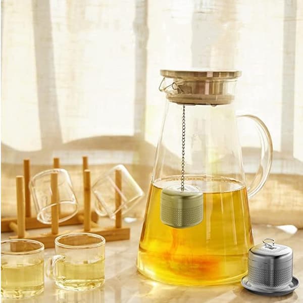 2 kpl Teepallo Tea Infuser - Teesuodatin - Ruostumaton Teräs DXGHC