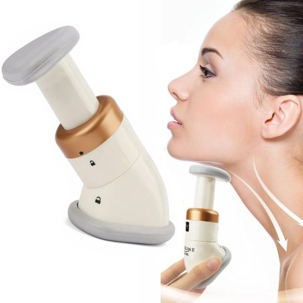 Käkmassager, skönhetsverktyg, skönhetskäkmassager (vit)
