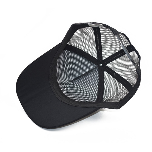 Unisex Basebollkeps med Djurbroderi, Justerbar Mesh Snapback T