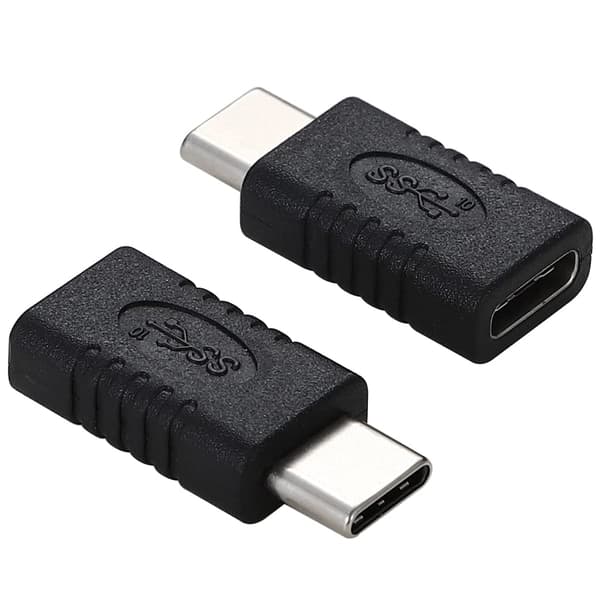 2 kpl USB-C uros-uros-sovitin, USB 3.1 Type-C jatko DXGHC