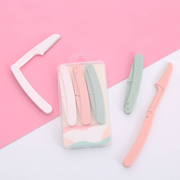 3 stk. Øjenbryn Razor Foldbar Øjenbryn Trimmer Ansigt Hår Bikini Trim