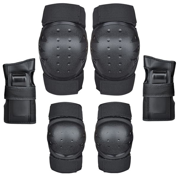 6-i-1 skyddsutrustning för skridskor, knäskydd, armbågsskydd, handledsskydd DXGHC