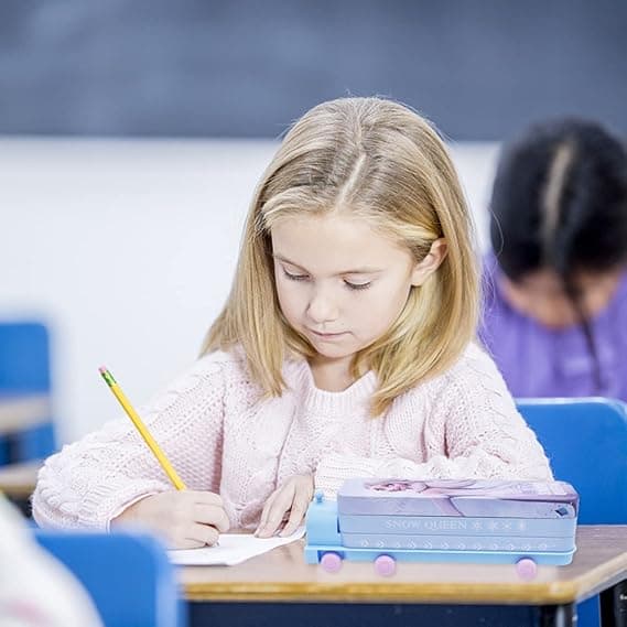 Skoleblyantsæske, Anna og Elsa Blyantspung, Skrivemateriale med Dobbelt