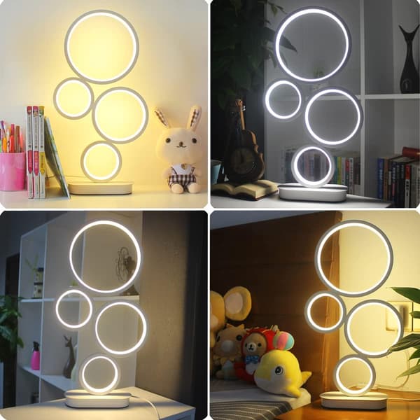 LED Bordlampe, Moderne Sengelamper, 18W Dæmpbar Skrivebordslampe