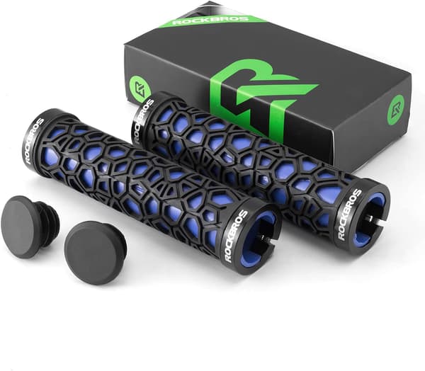1 Par MTB Styregrep, Ergonomisk acex Sykkelgrep 2 Ender, Nei