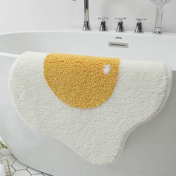 Kylpyhuoneen matto, 18\" x 25\", hauska, söpö, superpehmeä, pörröinen