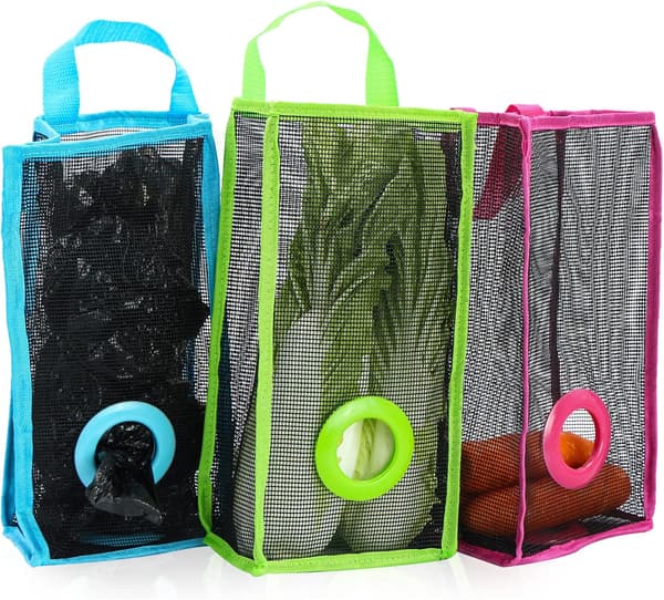 Grocery Grocery Organizer Dispenser Opbevaring - Åndbar Foldbar