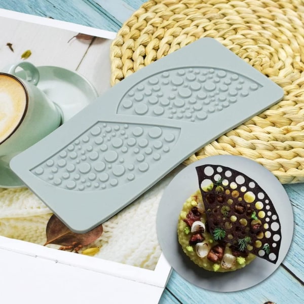 Silikone Fondant Lace Måtte Sukkerhåndværk Trykmåtte Dekoration 2