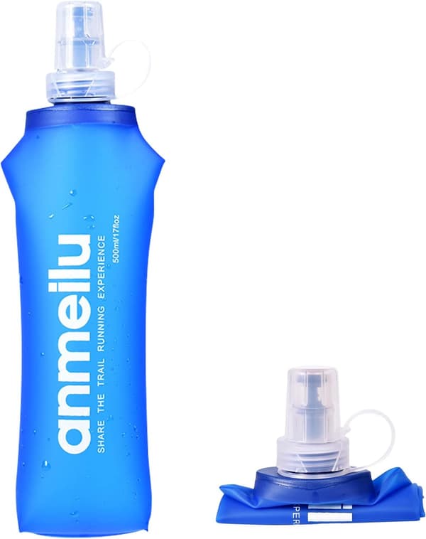 Kasaannettavat silikonivedet pullot turvaventilissä 500ml