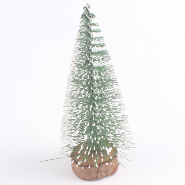 2 st Mini Julgranar för Bordsskivan DIY Tallbarr