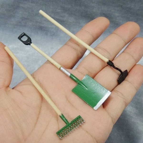 6 kpl Miniatyyri Nukkitalon Työkalut Keijupuutarhan Koristeluun