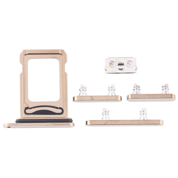 Simkortsfack + Simkortsfack + sidoknappar för Iphone 12 Pro M DXGHC