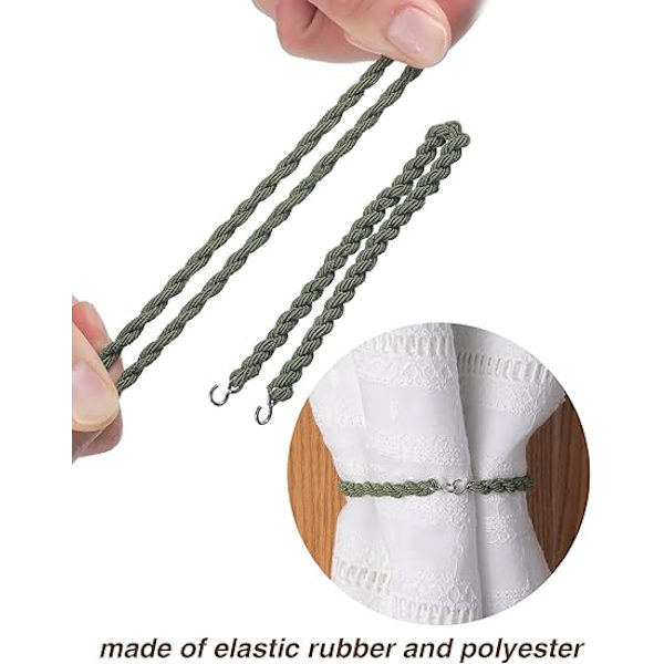 12 stk Elastiske Støvle Stropper Militære Benstropper Blousing Garter