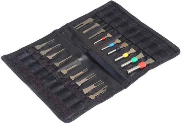 Terminaltrækker - 18 Terminalfjernelsesværktøjssæt - Høj Hårdhed -