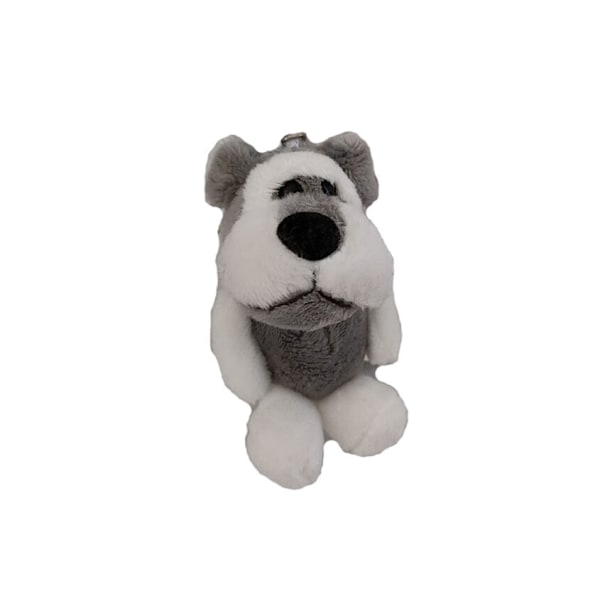 Plushleksak, väska-hänge, nyckelring, små presenter, schnauzer-hänge