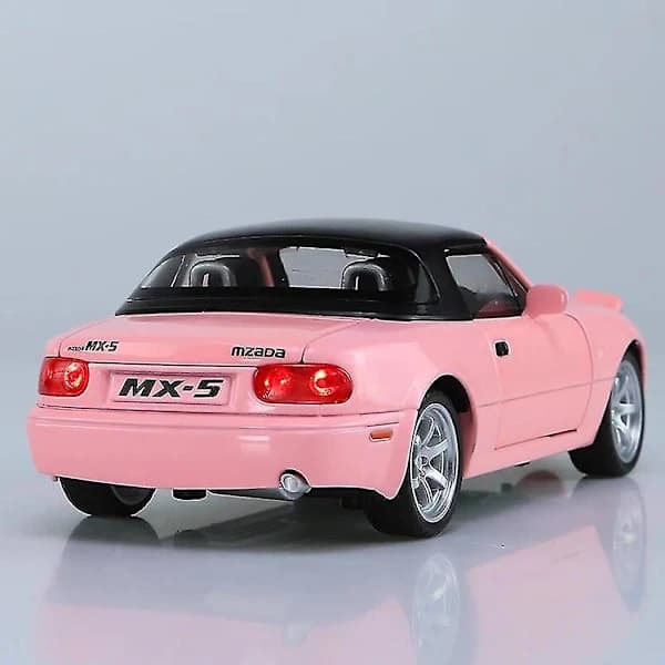 1:32 Mazda Mx5 Mx-5 Superbil Legering Støbt Legetøjsbilmodel Lyd Og Lys Træk Tilbage Børnelegetøj Samlerobjekt Fødsel