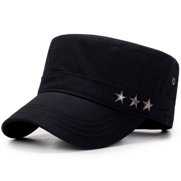 Unisex klassisk Army Plain Hat Cadet Combat Field Military Cap Pat