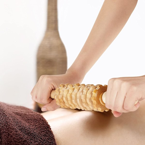 1 Stycke Trä Terapi Verktyg Anti Cellulit Massager Lymfatisk DXGHC