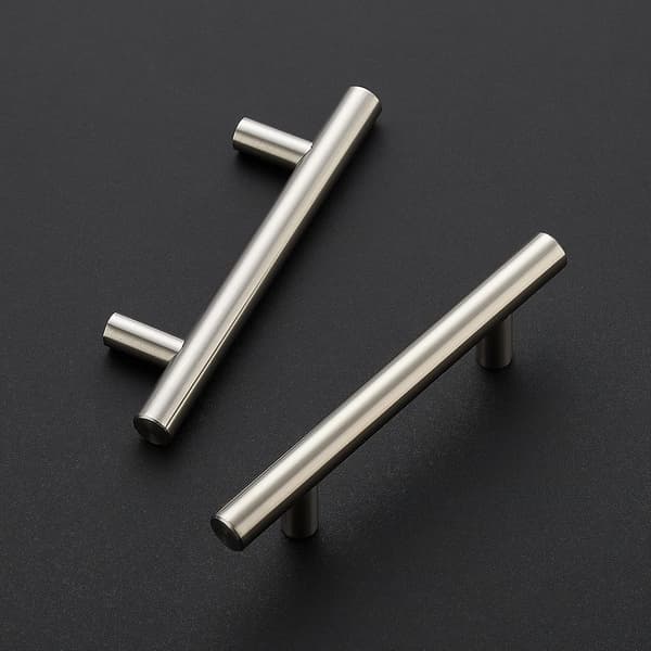 10-pack 6'' Skåpsdrag Brushed Nickel Rostfritt Stål Kök