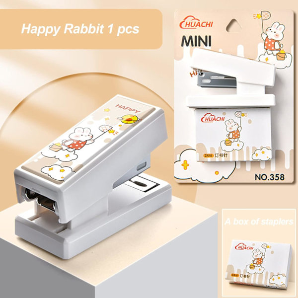 Mini-niittipyssy 400 niitillä, Kawaii ja pieni söpö niittipyssy
