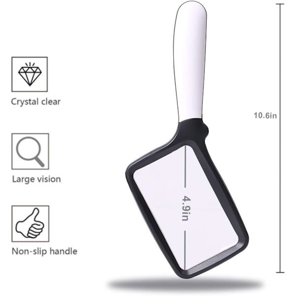 Foldbar leselupe med 3x forstørrelse og 2 dimmemoduser