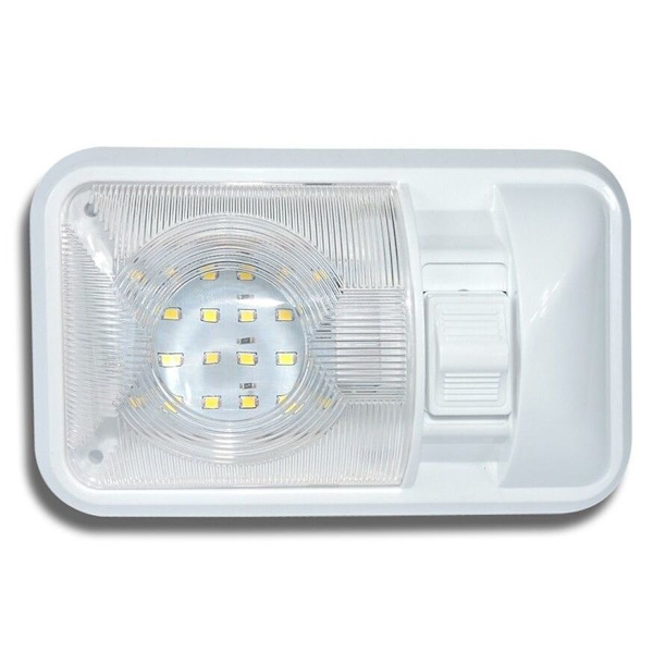 2-pakke 12V LED RV Takkuppel Lys RV Innvendig Belysning for Tra