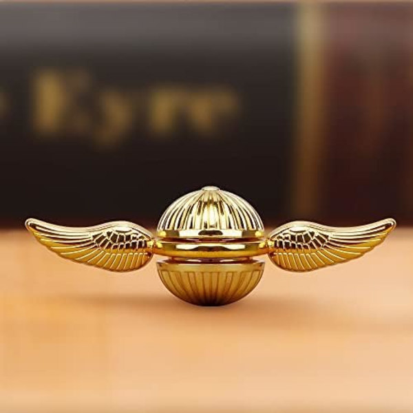 (Guld) Fidget Hand Spinner för Barn och Vuxna, Sensorisk Magisk Orb Leksak