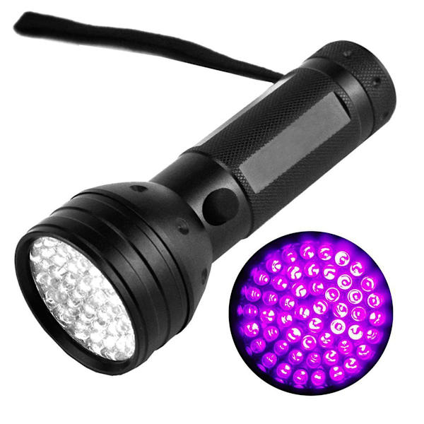 21LED UV lilla lys lommelykt skorpion lampe UV lys tørr inspeksjon