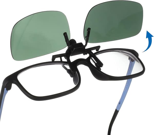 3-pack Clip-on Solglasögon Polariserad Clip-on Flip Up Solglasögon