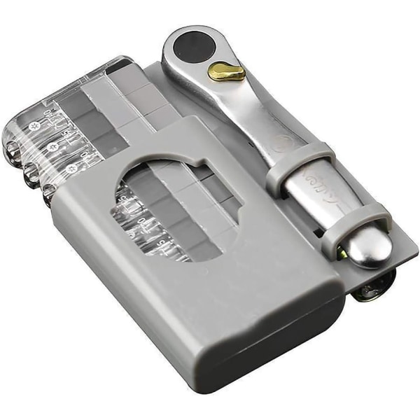 12-pak Mikro Ratsjekrukket Bitsæt med Reversibel Driv