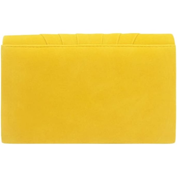 Kvinde Plisseret Aften Taske Fløjl Kuvert Clutch Prom Fest Clutch Taske