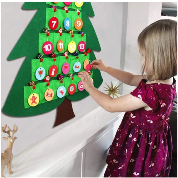 Filtet juletre barn DIY digital stereo julepynt