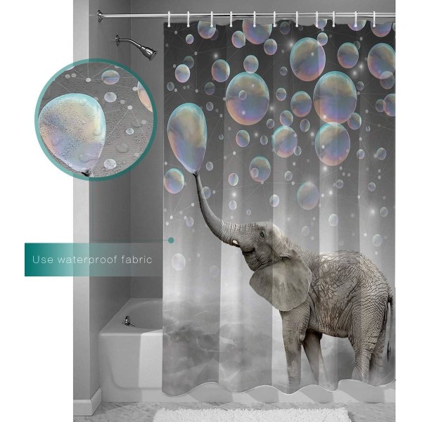 Elefantti Suihkuverho Home Decor DXGHC