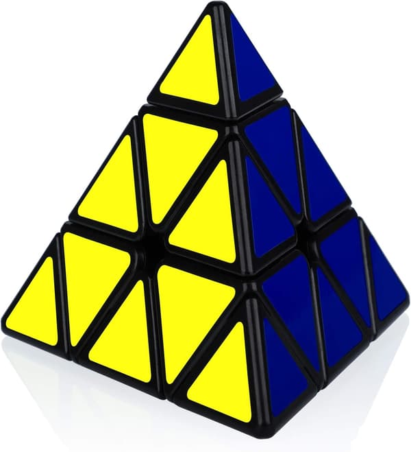 Pyraminx Cube Trekant Cube, Puslespil Pyramide Magic Cube 3x3 Sticker