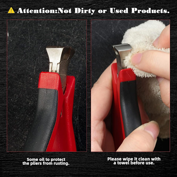 Miniändkniptänger Mikroändkniptänger Precision Flush Doub