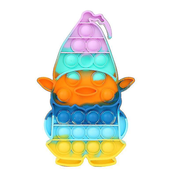 Santa Claus Shape Push Bubble Gadgets Sensoriska leksaker Särskilt DXGHC